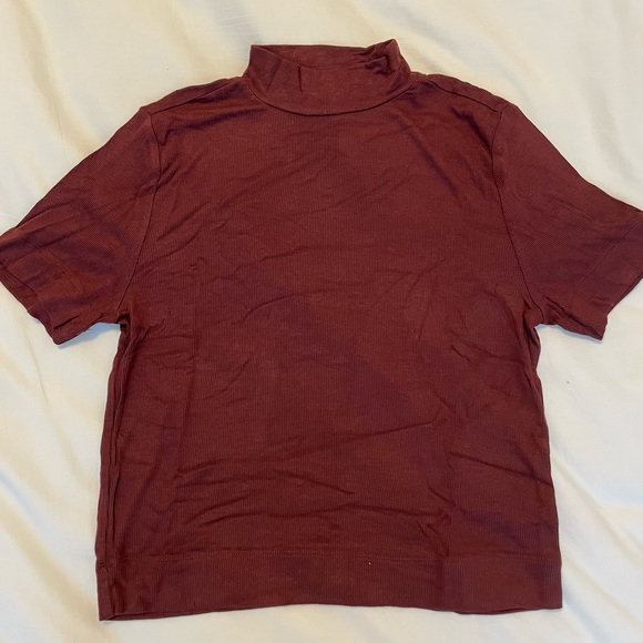 Aritzia babaton maroon tee - Picture 3 of 3